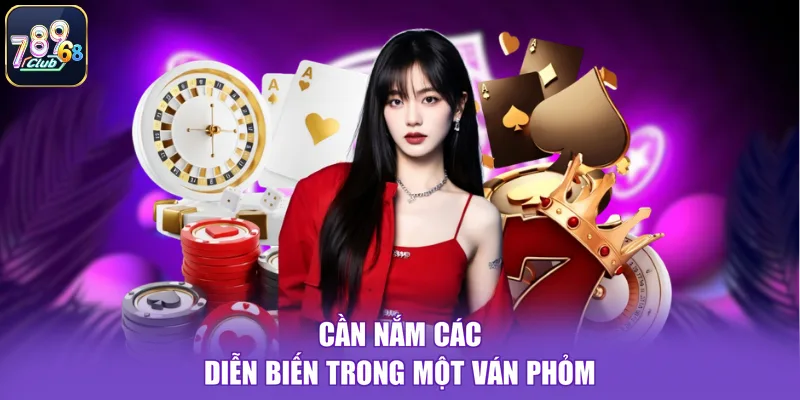 Cần nắm các diễn biến trong một ván phỏm