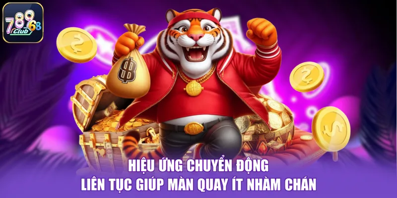 Hiệu ứng chuyển động liên tục giúp màn quay ít nhàm chán